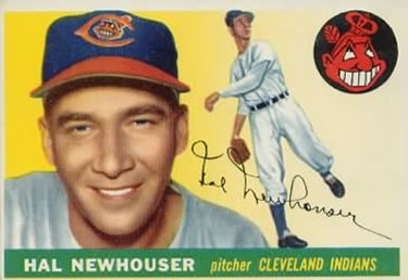 1955 Topps #24 Hal Newhouser Front