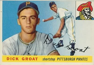 1955 Topps #26 Dick Groat Front