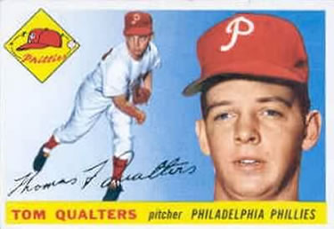 1955 Topps #33 Tom Qualters Front