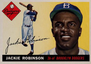 1955 Topps #50 Jackie Robinson Front