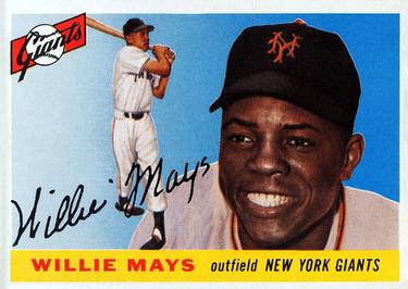 1955 Topps #194 Willie Mays Front