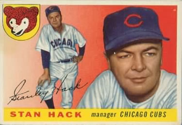 1955 Topps #6 Stan Hack Front