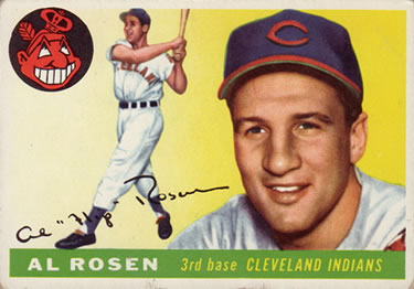 1955 Topps #70 Al Rosen Front
