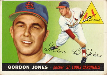 1955 Topps #78 Gordon Jones Front