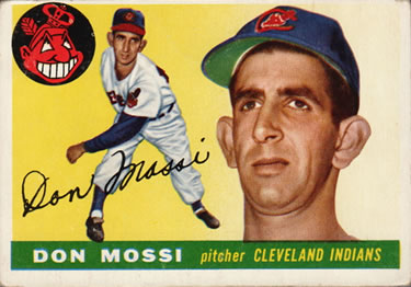 1955 Topps #85 Don Mossi Front
