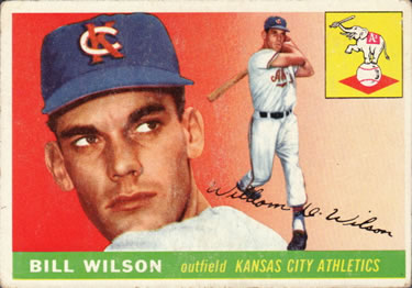 1955 Topps #86 Bill Wilson Front