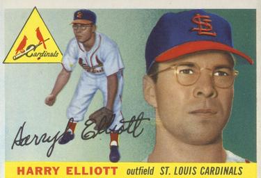 1955 Topps #137 Harry Elliott Front