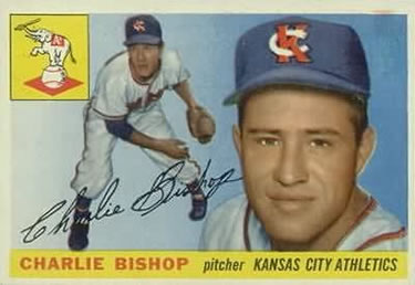 1955 Topps #96 Charlie Bishop Front