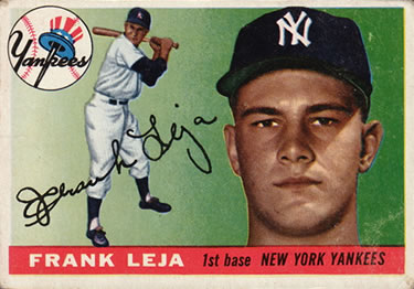 1955 Topps #99 Frank Leja Front
