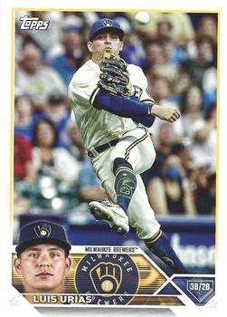 2023 Topps Milwaukee Brewers #MIL-4 Luis Urias Front