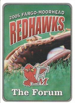 2005 Fargo-Moorhead Redhawks #NNO Checklist Front