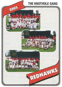 2005 Fargo-Moorhead Redhawks #NNO The Knothole Gang Front