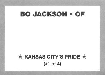 1990 Kansas City's Pride (unlicensed) #1 Bo Jackson Back