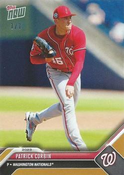 2023 Topps Now Road to Opening Day Washington Nationals - Gold #OD-191 Patrick Corbin Front