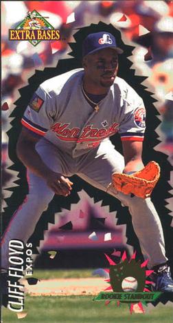 1994 Fleer Extra Bases - Rookie Standouts #6 Cliff Floyd Front