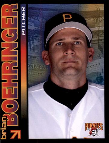2002 Outback Steakhouse Pittsburgh Pirates #NNO Brian Boehringer Front