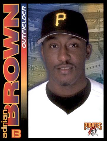 2002 Outback Steakhouse Pittsburgh Pirates #NNO Adrian Brown Front