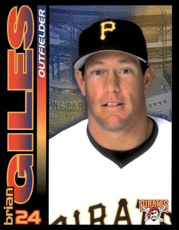 2002 Outback Steakhouse Pittsburgh Pirates #NNO Brian Giles Front