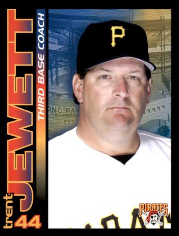 2002 Outback Steakhouse Pittsburgh Pirates #NNO Trent Jewett Front