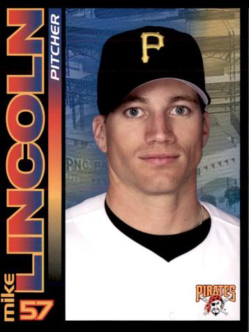 2002 Outback Steakhouse Pittsburgh Pirates #NNO Mike Lincoln Front