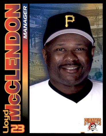 2002 Outback Steakhouse Pittsburgh Pirates #NNO Lloyd McClendon Front