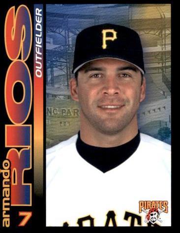2002 Outback Steakhouse Pittsburgh Pirates #NNO Armando Rios Front
