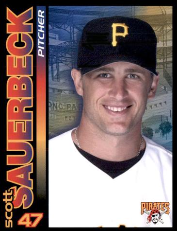 2002 Outback Steakhouse Pittsburgh Pirates #NNO Scott Sauerbeck Front