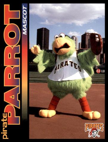2002 Outback Steakhouse Pittsburgh Pirates #NNO Pirate Parrot Front