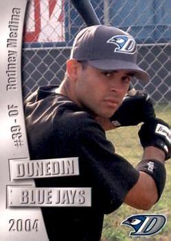 2004 Grandstand Dunedin Blue Jays #NNO Rodney Medina Front