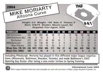 2004 Grandstand Altoona Curve Update #NNO Mike Moriarty Back