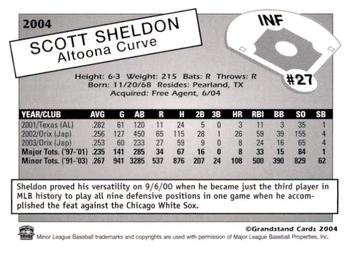2004 Grandstand Altoona Curve Update #NNO Scott Sheldon Back