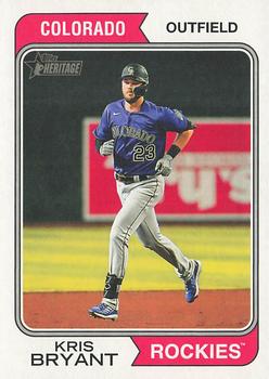 2023 Topps Heritage #12 Kris Bryant Front