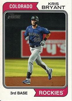 2023 Topps Heritage #12 Kris Bryant Front