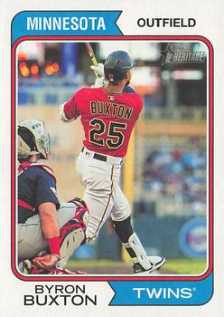 2023 Topps Heritage #15 Byron Buxton Front