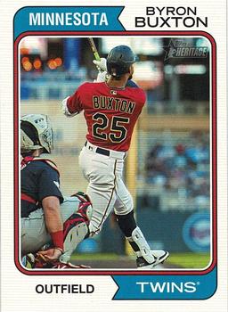 2023 Topps Heritage #15 Byron Buxton Front