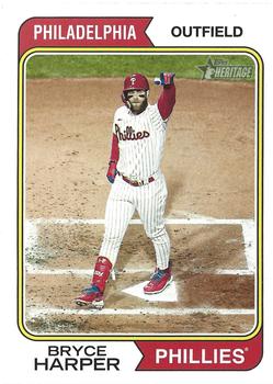 2023 Topps Heritage #17 Bryce Harper Front