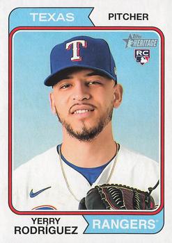 2023 Topps Heritage #320 Yerry Rodríguez Front