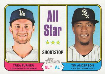 2023 Topps Heritage #335 Trea Turner / Tim Anderson Front