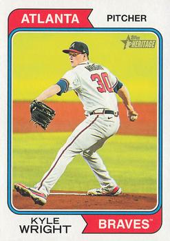 2023 Topps Heritage #425 Kyle Wright Front
