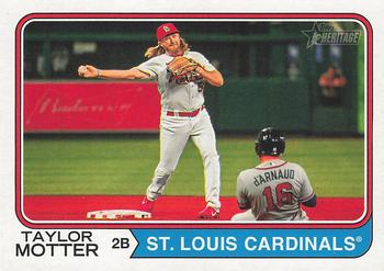 2023 Topps Heritage #579 Taylor Motter Front