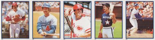 1983 Topps Stickers - Test Strips #NNO Bo Diaz / Ken Landreaux / Alex Trevino / Phil Garner / Dave Kingman Front