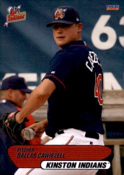 2009 Choice Kinston Indians #07 Dallas Cawiezell Front