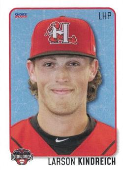 2023 Choice Hickory Crawdads (Series One) #NNO Larson Kindreich Front