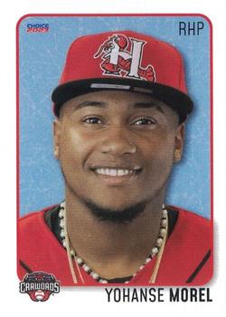 2023 Choice Hickory Crawdads (Series One) #NNO Yohanse Morel Front