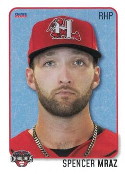 2023 Choice Hickory Crawdads (Series One) #NNO Spencer Mraz Front