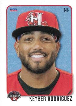 2023 Choice Hickory Crawdads (Series One) #NNO Keyber Rodriguez Front