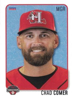 2023 Choice Hickory Crawdads (Series One) #NNO Chad Comer Front