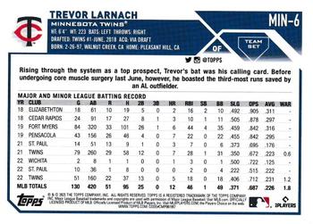 2023 Topps Minnesota Twins #MIN-6 Trevor Larnach Back
