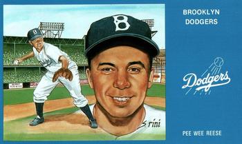 1989 Historic Limited Editions Brooklyn Dodger Series 1 (part 1) #5 Pee Wee Reese Front