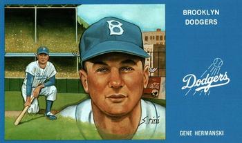 1989 Historic Limited Editions Brooklyn Dodger Series 1 (part 3) #12 Gene Hermanski Front